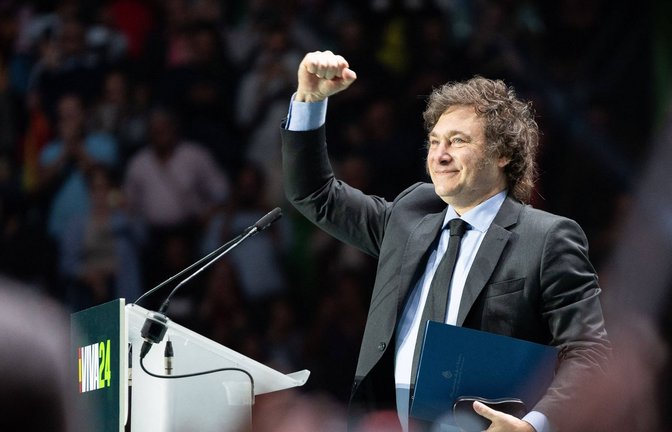 Argentiniens Präsident Javier Milei (Archivbild).<span class='image-autor'>Foto: IMAGO/ABACAPRESS//AlterPhotos</span>