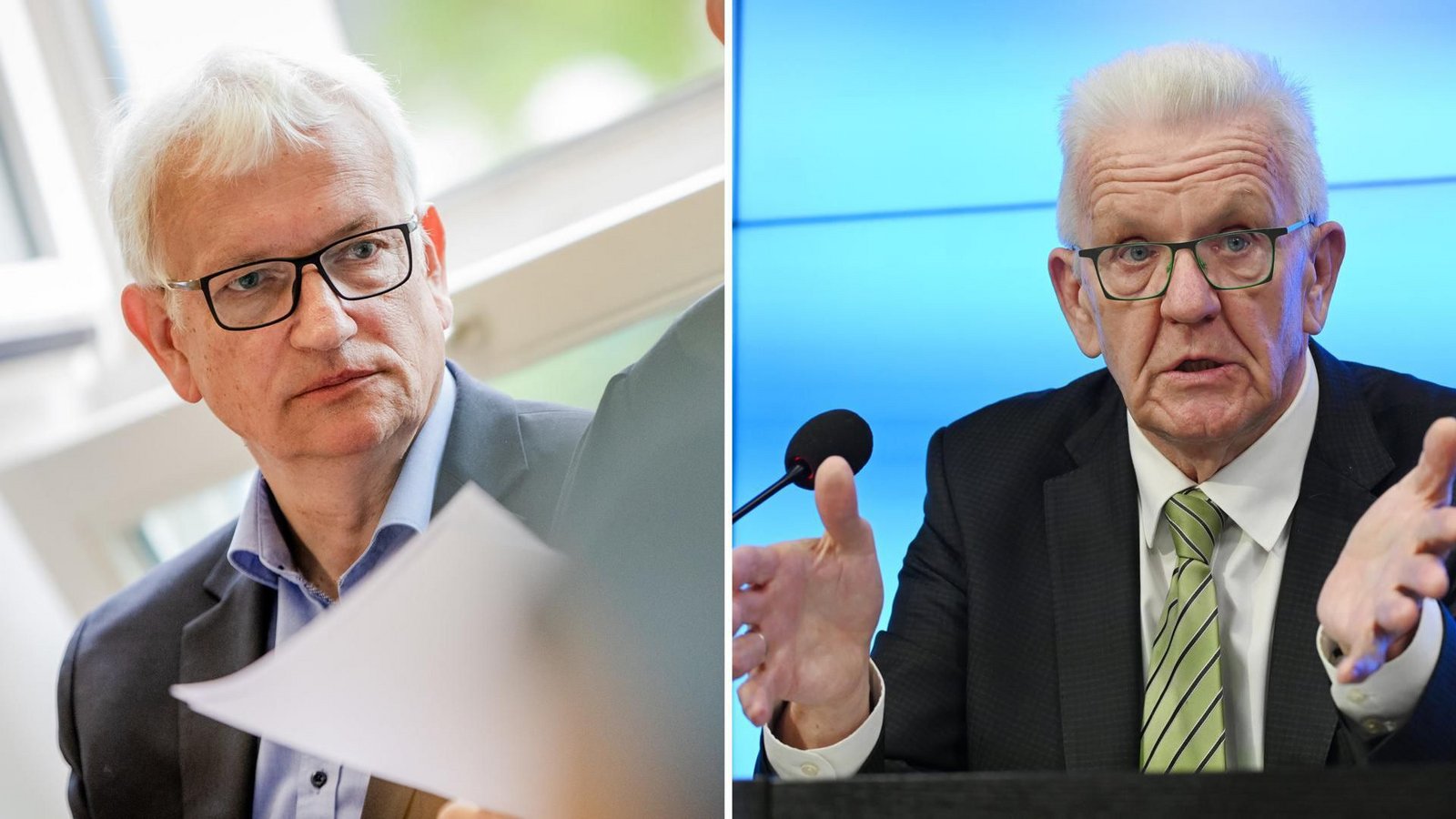 DUH-Geschäftsführer Jürgen Resch und Ministerpräsident Winfried Kretschmann (Grüne) kennen sich seit Jahrzehnten.Foto: dpa DUH-Geschäftsführer Jürgen Resch und Ministerpräsident Winfried Kretschmann (Grüne) kennen sich seit Jahrzehnten.Foto: dpa