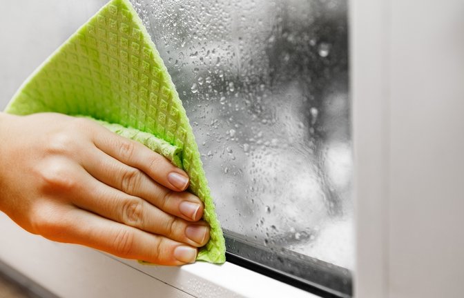Wischen Sie die feuchten Fenster immer trocken.<span class='image-autor'>Foto: Ruslan Ivantsov / shutterstock.com</span>