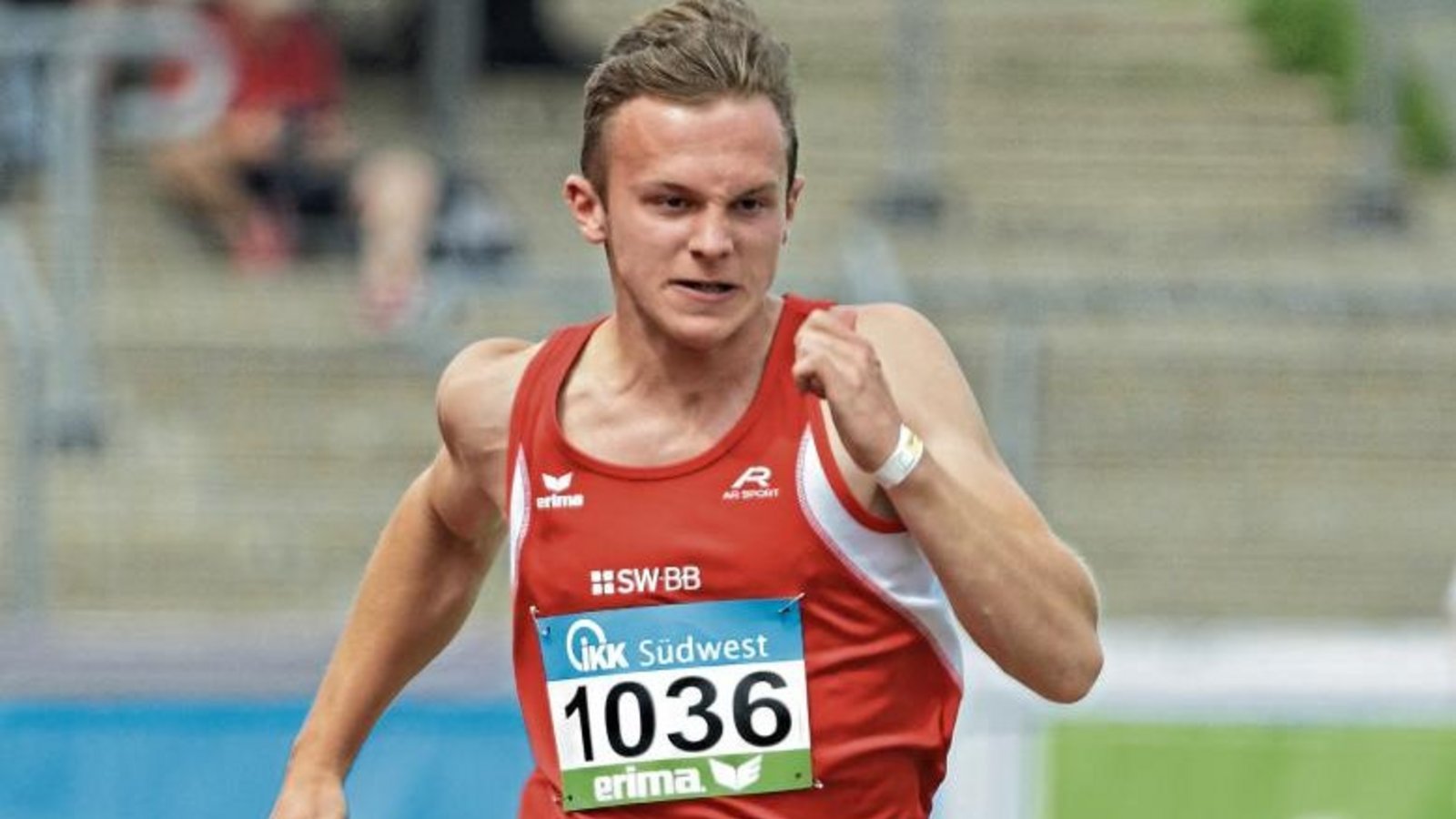 Philipp Winkeler stellte über 100 Meter bei den süddeutschen U-23-Meisterschaften seine Bestzeit von 11,07 Sekunden ein. Foto: privat
