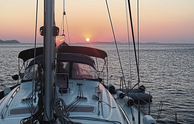 Auch postkartenidyllische Stimmungen wie diese erlebten die Schwaben auf ihrer Tour durch die griechische Inselwelt.  Fotos: p