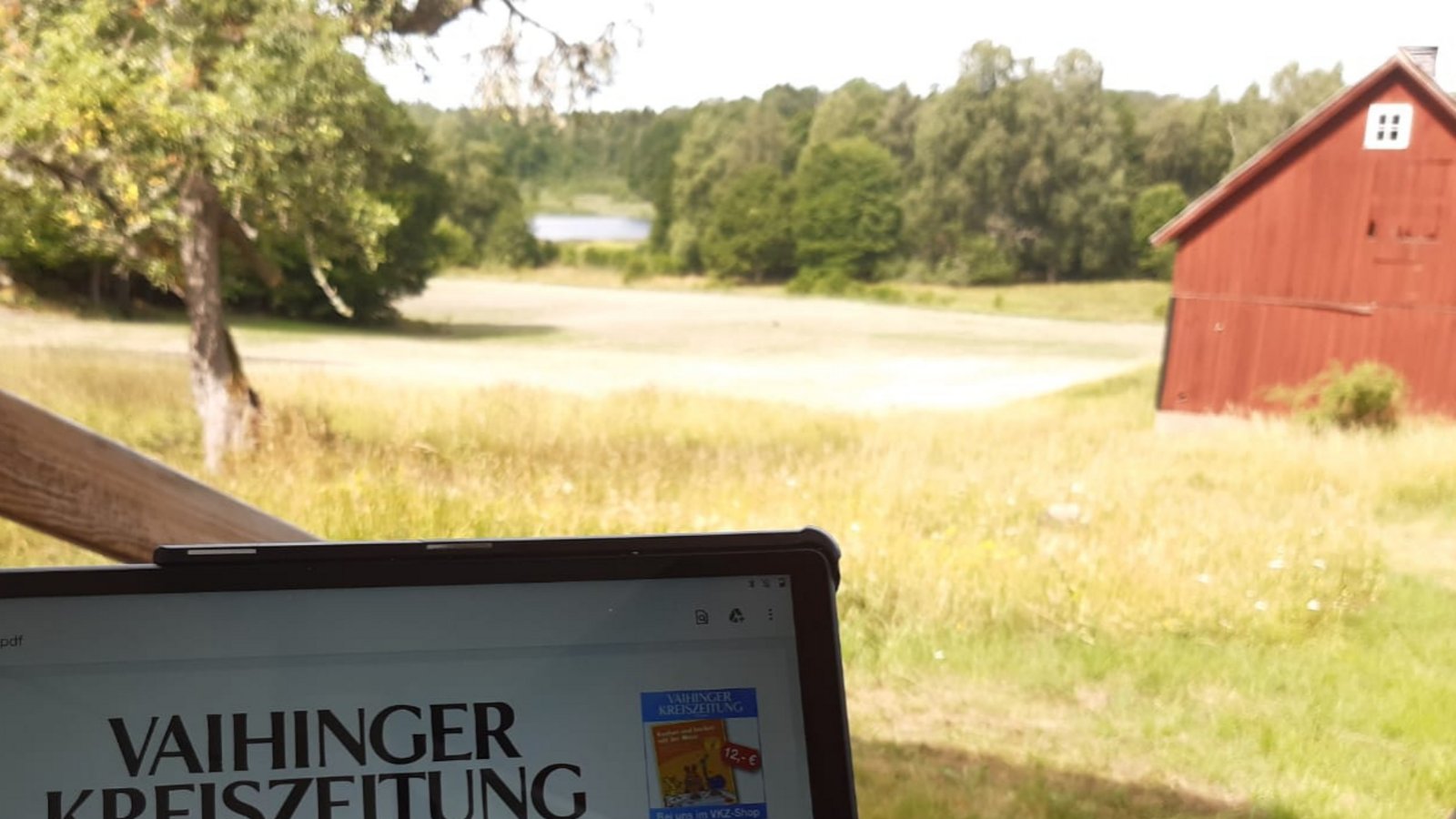 „God morgon, klappt super mit der VKZ“, schreibt Leser Dietrich Krischanitz aus seinem Urlaub in Schweden. „God morgon, klappt super mit der VKZ“, schreibt Leser Dietrich Krischanitz aus seinem Urlaub in Schweden.