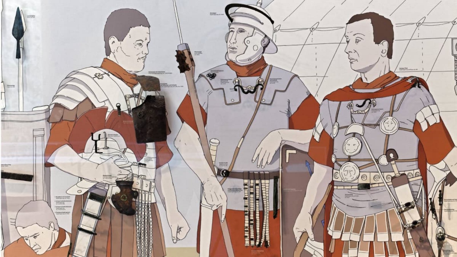 Abbildung von Legionären im Museum und Park Kalkriese (Varusschlacht) im Osnabrücker Land.mago/Imagebroker Abbildung von Legionären im Museum und Park Kalkriese (Varusschlacht) im Osnabrücker Land.mago/Imagebroker