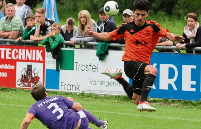 Nach seiner auskurierten Sprunggelenksverletzung will Hakan Atalay (rechts) wieder zum Höhenflug ansetzen. Foto: Nachreiner