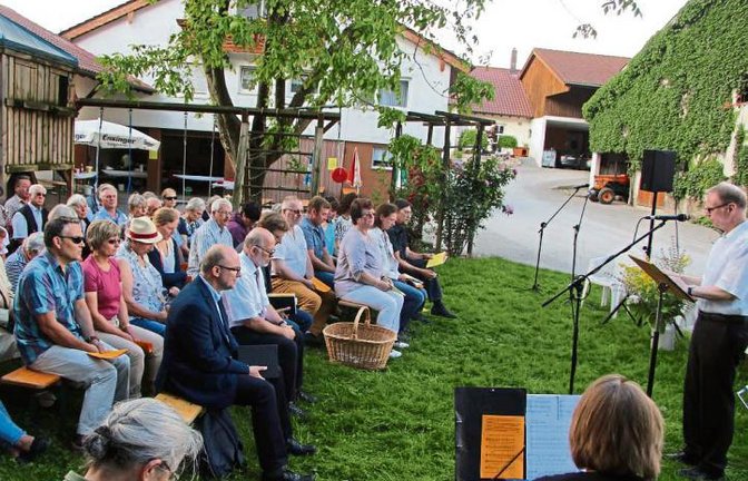 Erntebittgottesdienst auf dem Oberriexinger Lindenhof. Foto: Gergen