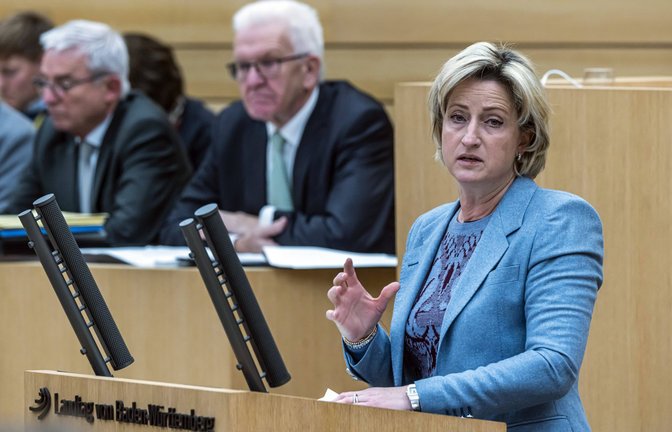 Diesmal Spitzenreiterin beim Schwänzen: Wirtschaftsministerin Hoffmeister-Kraut<span class='image-autor'>Foto: IMAGO/Arnulf Hettrich</span>