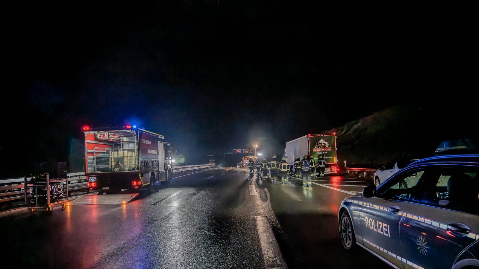 Auf der A8 gab es in der Nacht auf Montag...Foto: 7aktuell.de/ 7aktuell