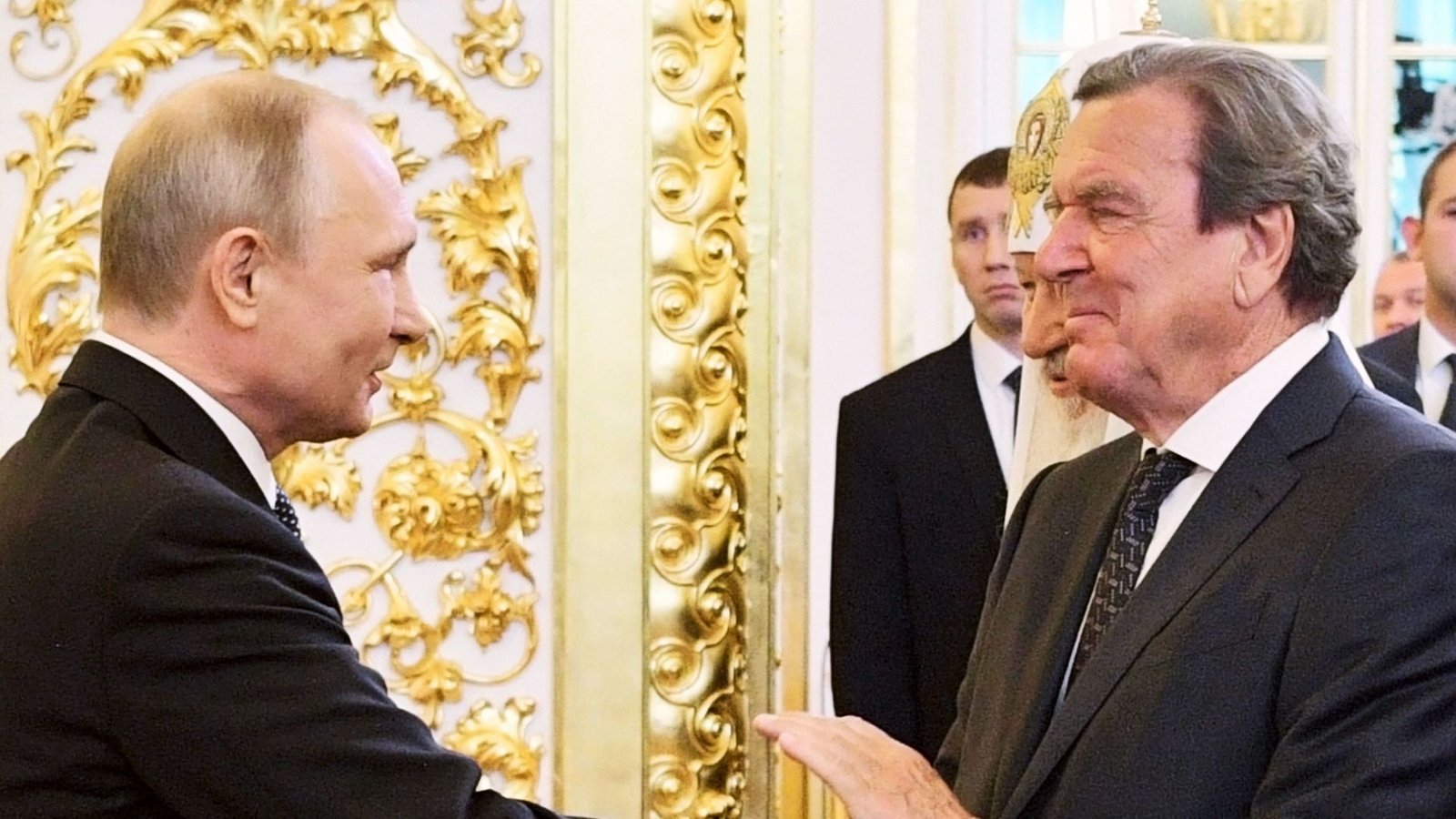 Putin, Schröder: eine Männerfreundschaft (Archivbild)Foto: dpa/Alexei Druzhinin