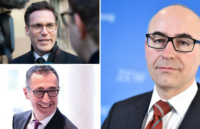 CDU-Landeschef Manuel Hagel und der angehende Ministerpräsident Cem Özdemir haben sich schon auf eine Ressortverteilung geeinigt. ZEW-Präsident Achim Wambach findet, es braucht ein starkes Wirtschaftsministerium.<span class='image-autor'>Foto: dpa</span>