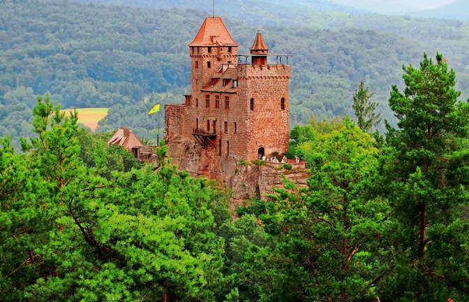 Auf der Raubritterburg Berwartstein hauste einst Hans Trapp. Seine Untaten sind ebenso legendär wie seine Burg.<span class='image-autor'>Foto: /Günther Weinert</span>