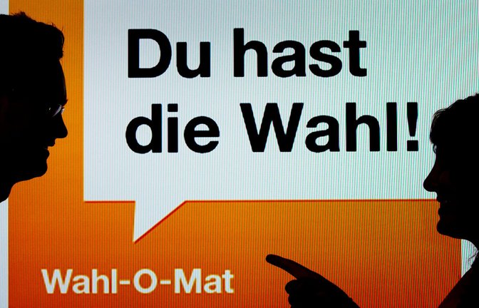 Der  Wahl-O-Mat zur Bundestagswahl soll den Menschen bei der Entscheidung für eine Partei helfen.<span class='image-autor'>Foto: dpa/Peter Kneffel</span>