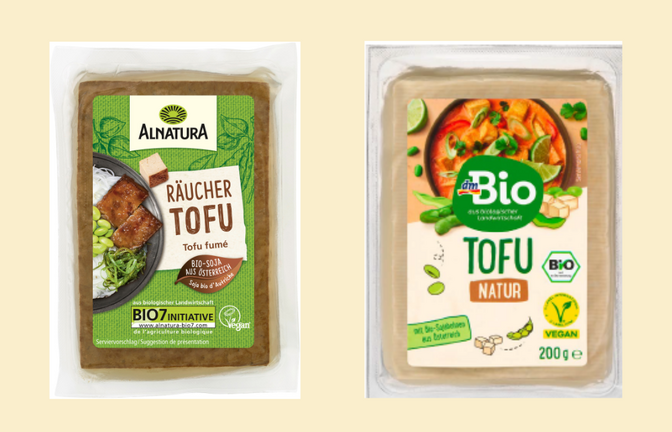Diese beiden Produkte sind betroffen.<span class='image-autor'>Foto: Alnatura Produktions- und Handels GmbH / dm-drogerie markt GmbH + Co. KG</span>