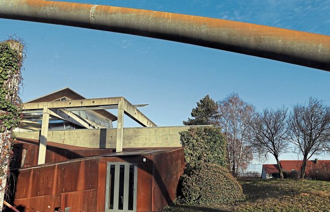 Rechts an das Gebäude des Keltenmuseums in Hochdorf wird der neue Medienraum angebaut. Foto: Archiv
