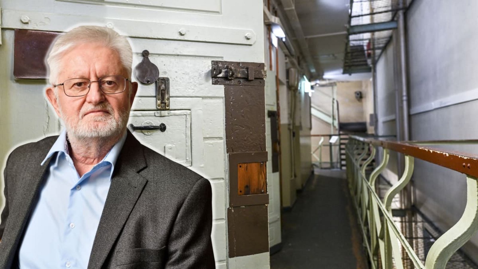 Politisch verfolgt: Claus Kurth kam nach seiner Verhaftung 1984 in das berüchtigte Stasi-Untersuchungsgefängnis Lindenstraße in Potsdam, das heute Gedenkstätte ist.Jens Kalaene/dpa, Göran Gnaudschun, Montage: Katrin Janetzko