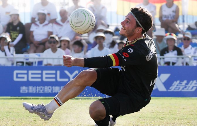 Der ehemalige Vaihinger Johannes Jungclaussen ist mittlerweile der erfahrenste Nationalspieler im deutschen Kader. <span class='image-autor'>Foto: DFBL/Spille</span>