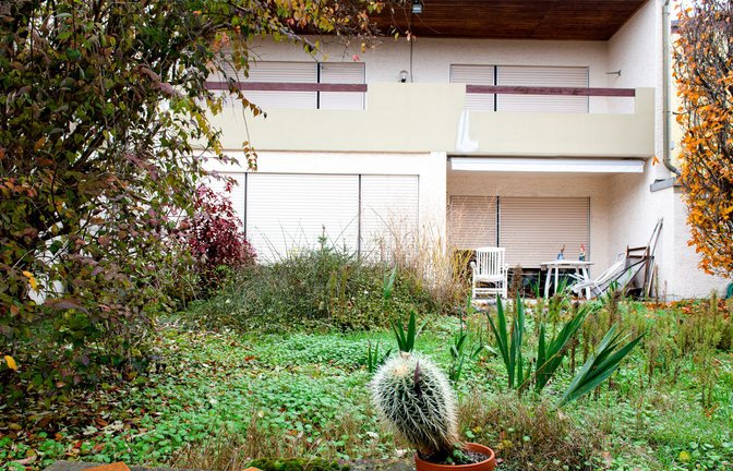 Von der Terrasse aus blickte sein Vater gern in den Garten.<span class='image-autor'>Foto: Joerg Egerer</span>