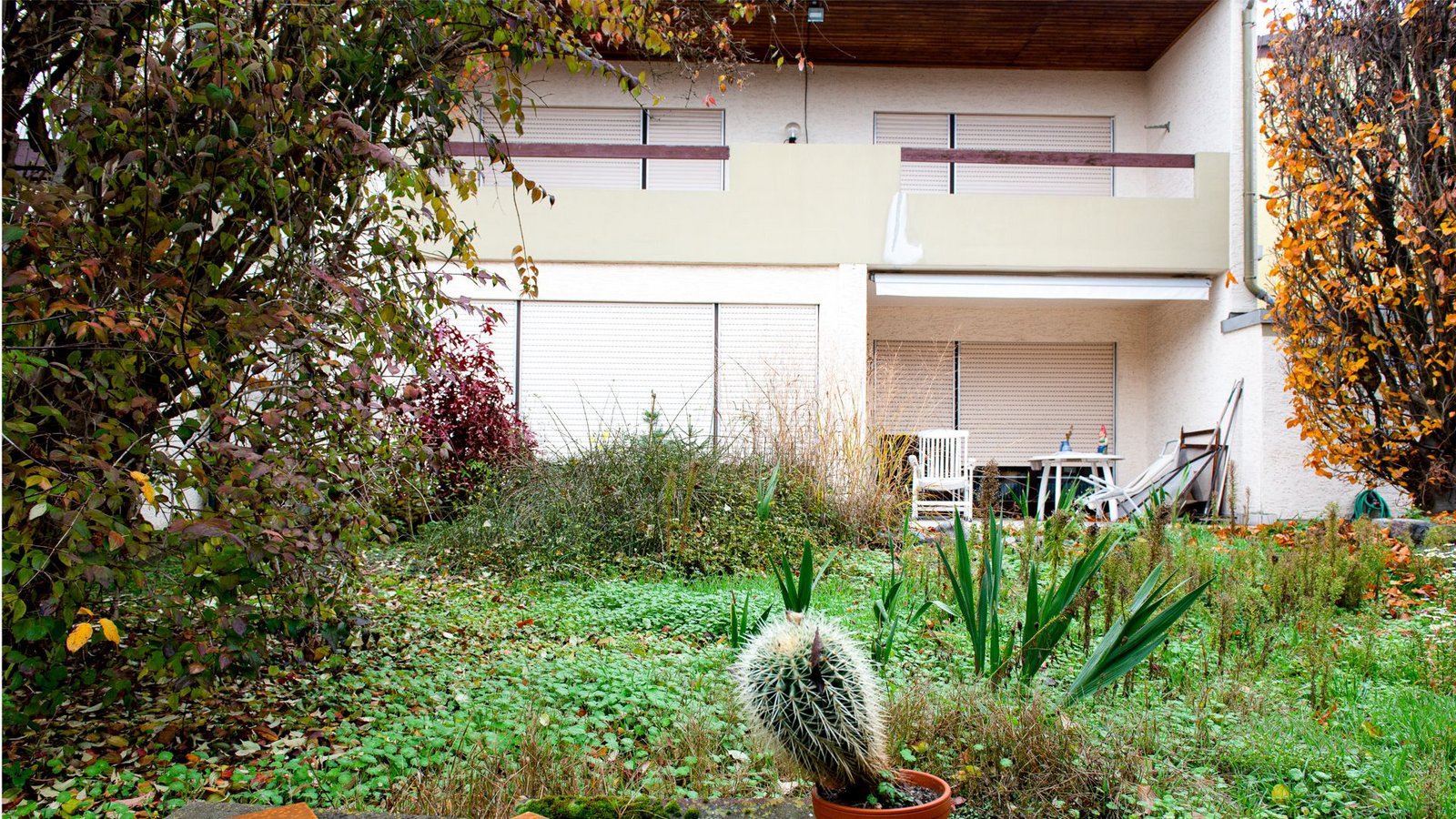 Von der Terrasse aus blickte sein Vater gern in den Garten.Foto: Joerg Egerer Von der Terrasse aus blickte sein Vater gern in den Garten.Foto: Joerg Egerer