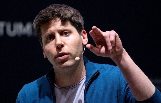 Sam Altman bleibt Chef bei Open AI.<span class='image-autor'>Foto: dpa/Sven Hoppe</span>