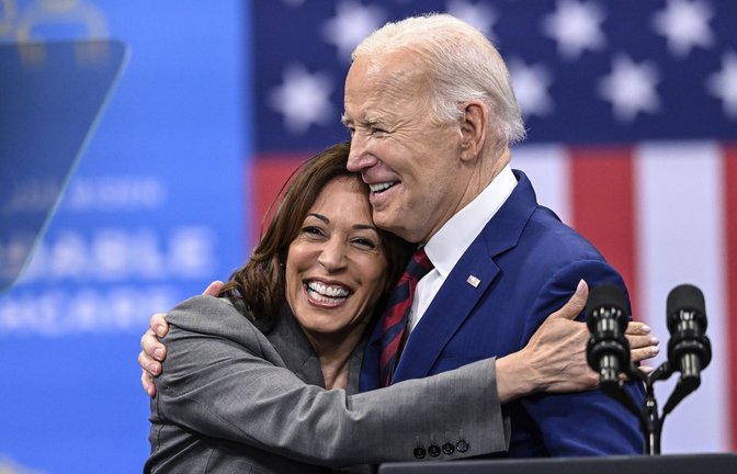 US-Präsident Joe Biden gibt das Rennen um die US-Präsidentschaft auf und setzt nun auf seine Stellvertreterin Kamala Harris.<span class='image-autor'>Foto: dpa/Matt Kelley</span>