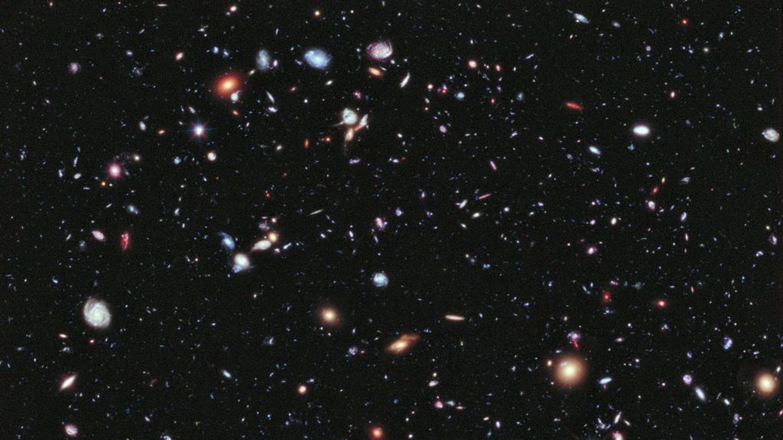 Nach Berechnungen des amerikanischen Physikers Neil J. Cornish hat das Universum eine Größe von 24 Megaparsec oder 78 Milliarden (10 hoch 9) Lichtjahren. Das sind knapp 738 Trilliarden Meter (10 hoch 21).Foto: Nasa/Esa/dpa Nach Berechnungen des amerikanischen Physikers Neil J. Cornish hat das Universum eine Größe von 24 Megaparsec oder 78 Milliarden (10 hoch 9) Lichtjahren. Das sind knapp 738 Trilliarden Meter (10 hoch 21).Foto: Nasa/Esa/dpa