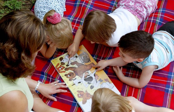 Sprachförderung findet in den Kindertagesstätten  im Alltag statt und nun auch in vier zusätzlichen vier Sprachförderstunden.<span class='image-autor'>Foto: Imago/Joker</span>