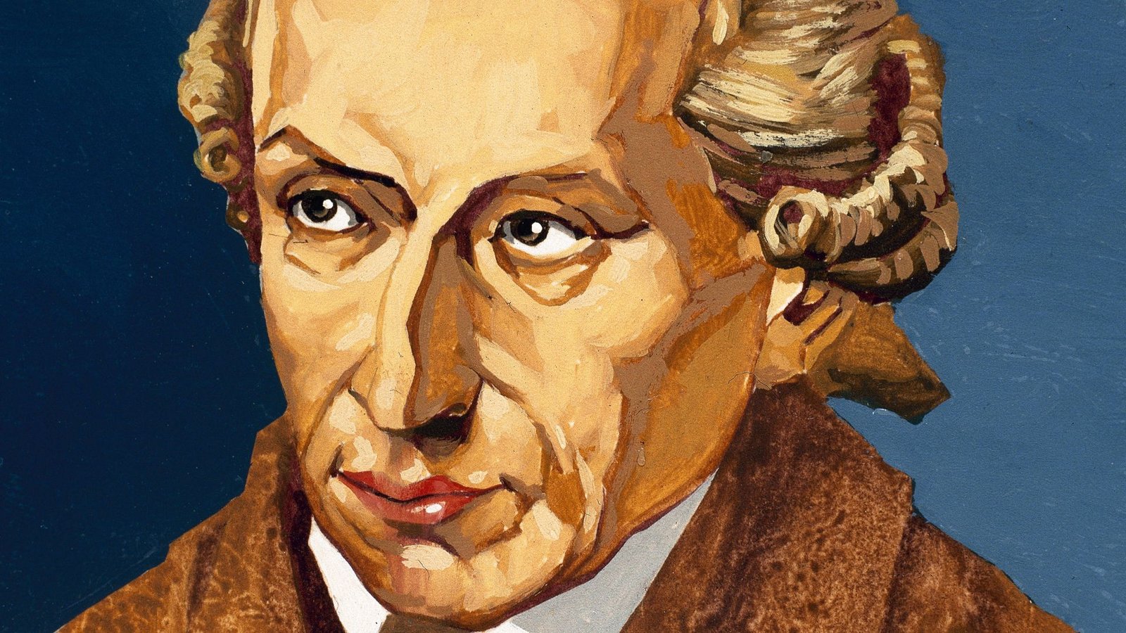 Immanuel Kant in moderner Anmutung: seine Schriften sind in einer taumelnden Welt aktueller denn je.Foto: imago/Kena Images