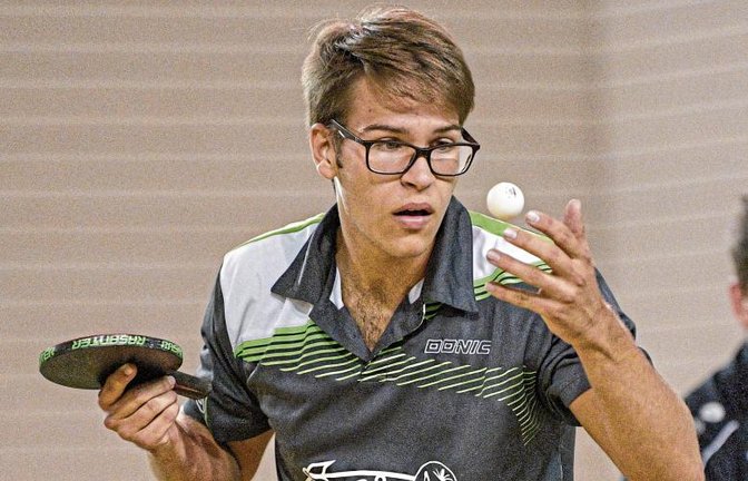 Pascal Wisirenko holte gegen den TTV Knittlingen den einzigen Einzelpunkt für den TSV Hochdorf, der mit 2:9 unterlag. Foto: Archiv/Leitner
