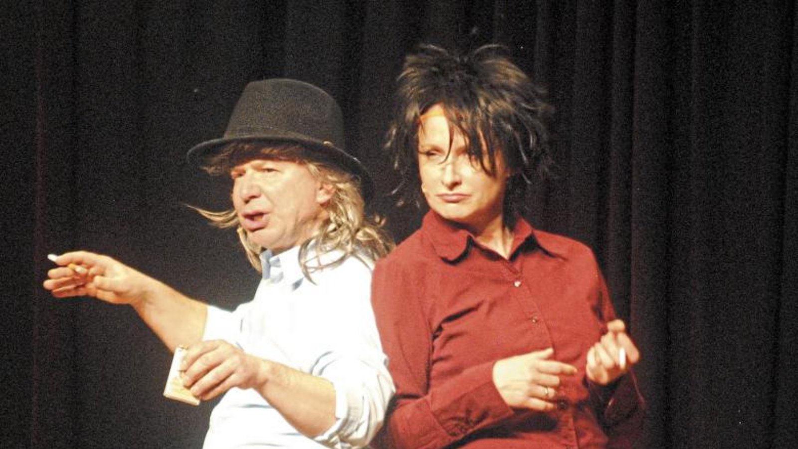 Mirjam Woggon und Udo Zepezauer sinnieren übers Älterwerden. Fotos: Stahlfeld Mirjam Woggon und Udo Zepezauer sinnieren übers Älterwerden. Fotos: Stahlfeld