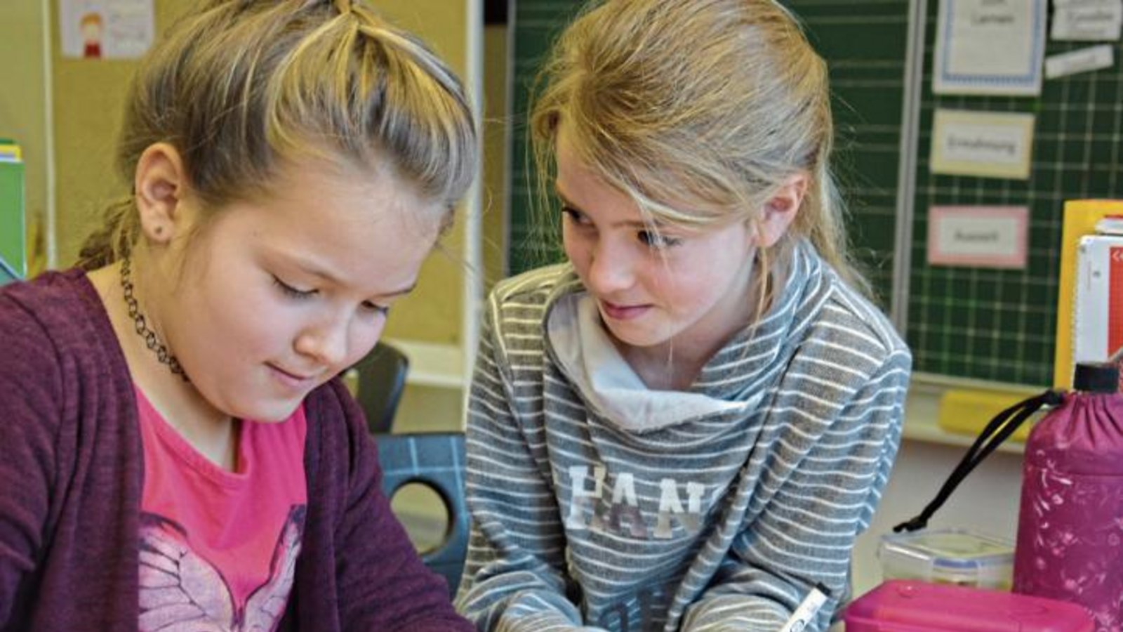 Eine andere Form der Leistungsrückmeldung wird an der Kirbachschule praktiziert. Foto: p Eine andere Form der Leistungsrückmeldung wird an der Kirbachschule praktiziert. Foto: p