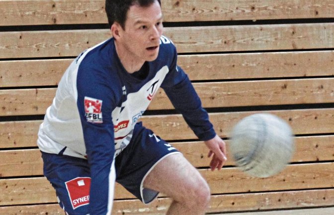 Marco Lochmahr hat „phasenweise unmögliche Bälle nach vorne an die Leine gebracht“, lobt sein Trainer Kolja Meyer. Foto: Nachreiner