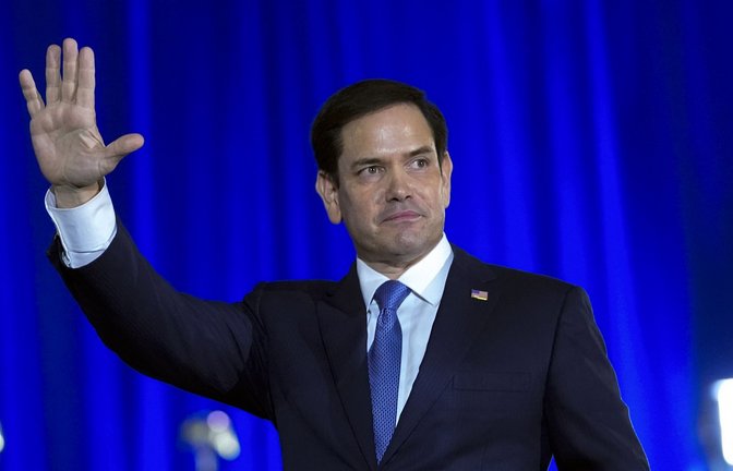 Außenminister Marco Rubio äußerte sich zum Plan, die US-Auslandshilfen einzufrieren. (Archivbild)<span class='image-autor'>Foto: dpa/Gerald Herbert</span>