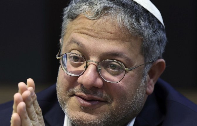 Itamar Ben-Gvir will Israels Judikative entmachten.<span class='image-autor'>Foto: dpa/Abir Sultan</span>