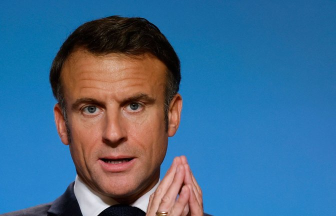 Präsident Emmanuel Macron<span class='image-autor'>Foto: AFP/LUDOVIC MARIN</span>
