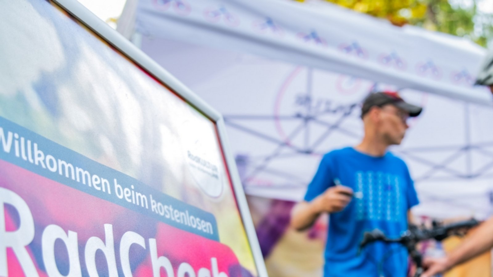 Radcheck des Landratsamts Ludwigsburg. Fahrrad Freizeit Sicherheit Straßenverkehr Foto: Landratsamt Ludwigsburg