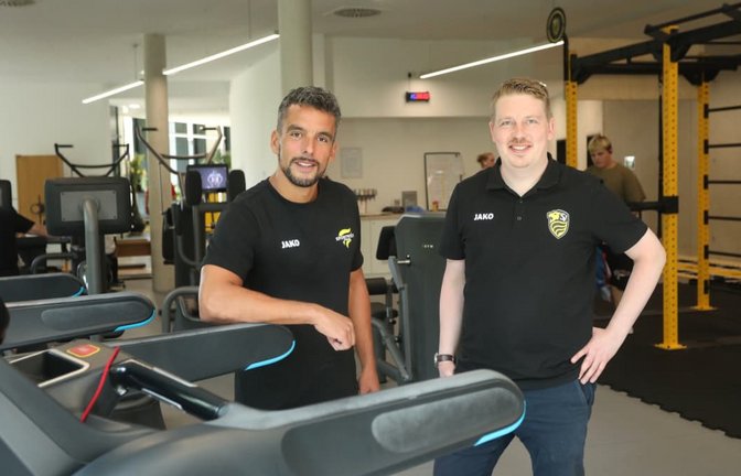 Lebensraum Sportwelt: Geschäftsführer Michael Dehn-Hosp (re.) und Sportstudio-Leiter Vincent Sparn<span class='image-autor'>Andreas Gorr</span>