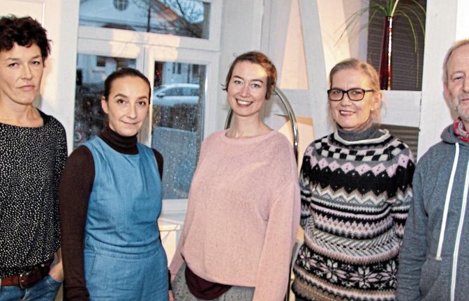 Das Profi-Team (v.li.) aus Christine Gnann, Elif Veyisoglu sowie Judith und Felicitas Philipp freut sich gemeinsam mit Produktionsleiter Bernd Schlegel auf das neue TudD-Projekt. Foto: Gergen