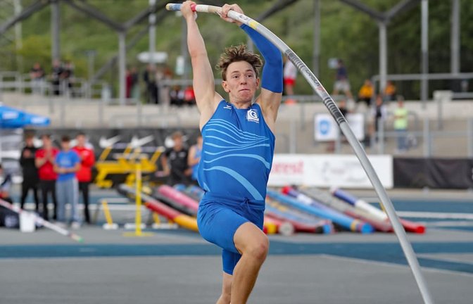 Jonathan Hummel von der LG Leinfelden-Echterdingen ist neuer U18-Europameister im Stabhochsprung.<span class='image-autor'>Archiv/Ralf Görlitz</span>