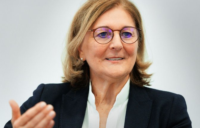 Die Vorstandsvorsitzende Edith Weymayr weist den Verdacht von Unregelmäßigkeiten in der L-Bank zurück.<span class='image-autor'>Foto: LICHTGUT/Leif Piechowski</span>