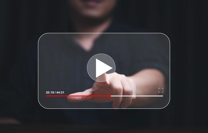 Nach Schätzungen kann ein YouTube-Video 1 bis 2 Euro pro 1.000 Klicks einbringen.<span class='image-autor'>Foto: Dilok Klaisataporn/ Shutterstock</span>