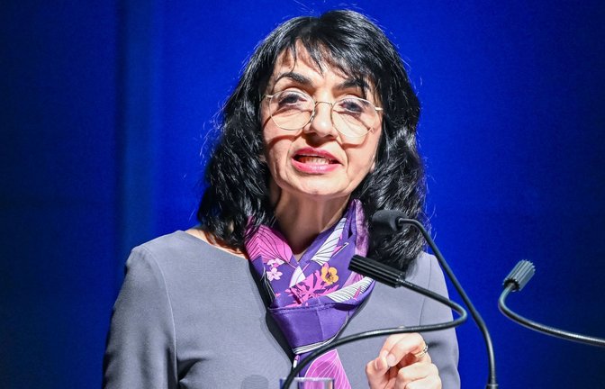 Landtagspräsidentin Muhterem Aras begrüßt die Aufarbeitung der Geschichte des Landtags.<span class='image-autor'>Foto: dpa/Uli Deck</span>