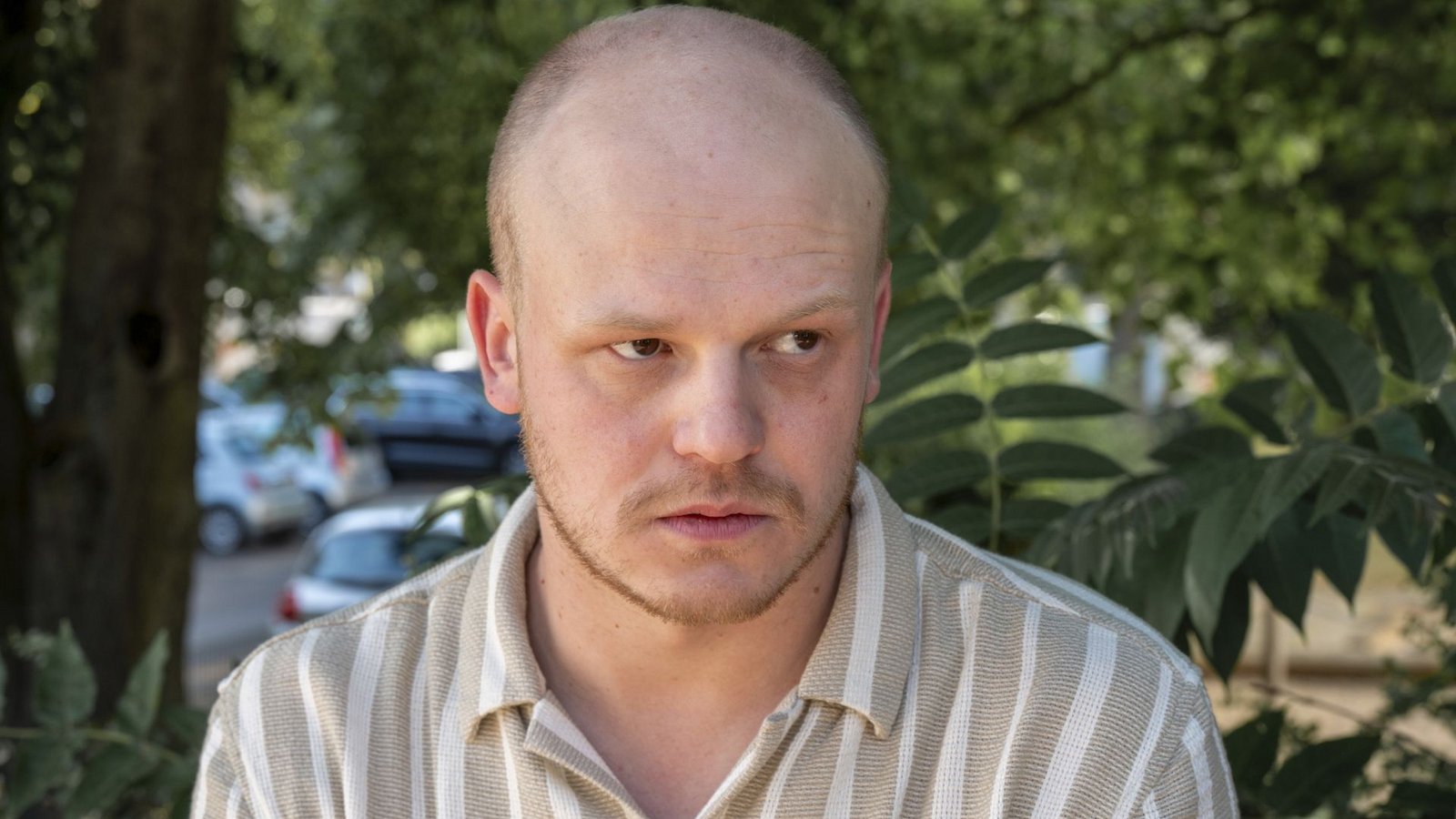 Maiuk Gerboth ist nicht mit allem einverstanden, was hier geschieht.Foto: MDR/Britta Krehl