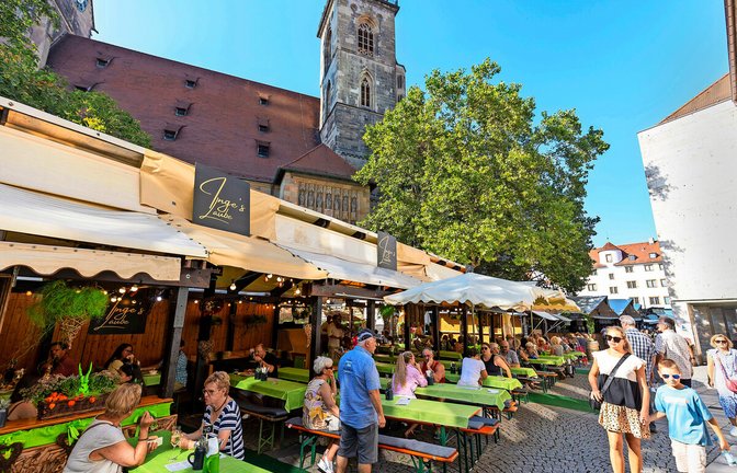 Das Stuttgarter Weindorf hat begonnen.<span class='image-autor'>Foto: /Leif Piechowski</span>