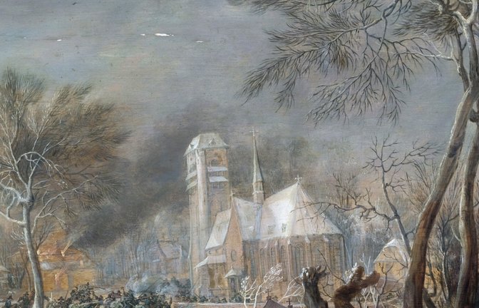 „Die Plünderung eines Dorfes“ des flämischen Malers Pieter Snayers.  <span class='image-autor'>Foto: Fine Art Images</span>