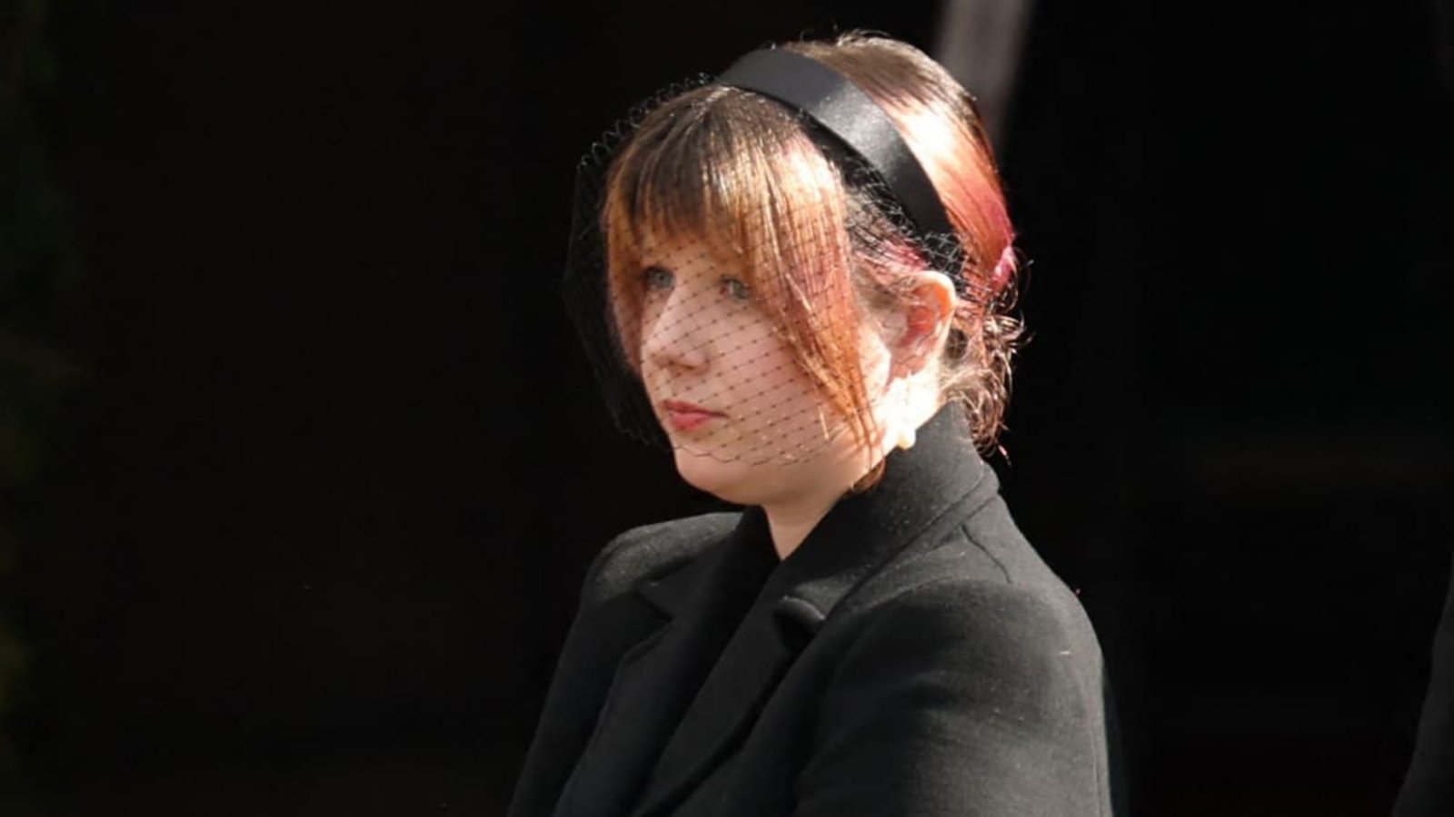 Maud Angelica Behn bei der Trauerfreier für ihren Großvater, König Harald V. von Norwegen.ODD ANDERSEN/afp Maud Angelica Behn bei der Trauerfreier für ihren Großvater, König Harald V. von Norwegen.ODD ANDERSEN/afp