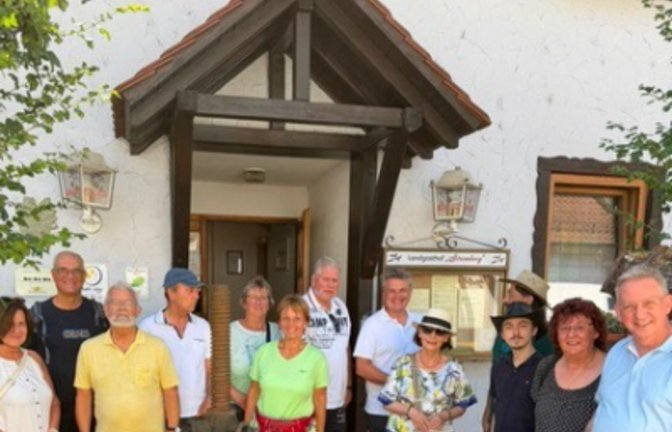 Unterwegs: Sommertour des FDP-Ortsverbands Vaihingen-Sachsenheim. Foto: p