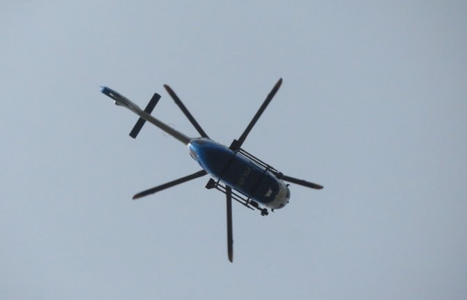 heli Polizeihubschrauber foto arning