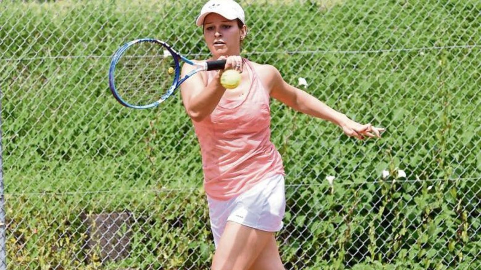 Theresa Heuberger hat beim 6:3-Erfolg des TSV Oberriexingen gegen den TC Schwieberdingen II zwei klare Siege im Einzel und Doppel zum Ergebnis beigesteuert.  Foto: Leitner