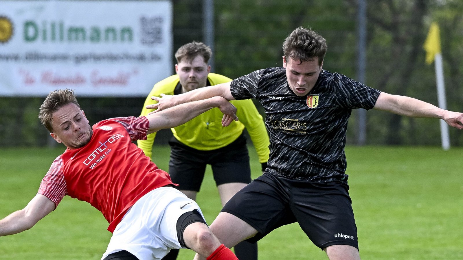 Adrian Böhme (links) muss mit der SGM Nussdorf/Roßwag am Sonntag gegen den FC Mezopotamya Bietigheim bestehen. Foto: Leitner