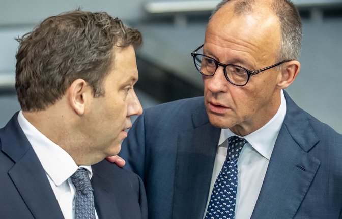 Kanzler und Vizekanzler bemühen sich um gemeinsame Botschaften. (Archivbild)<span class='image-autor'>Michael Kappeler/dpa</span>