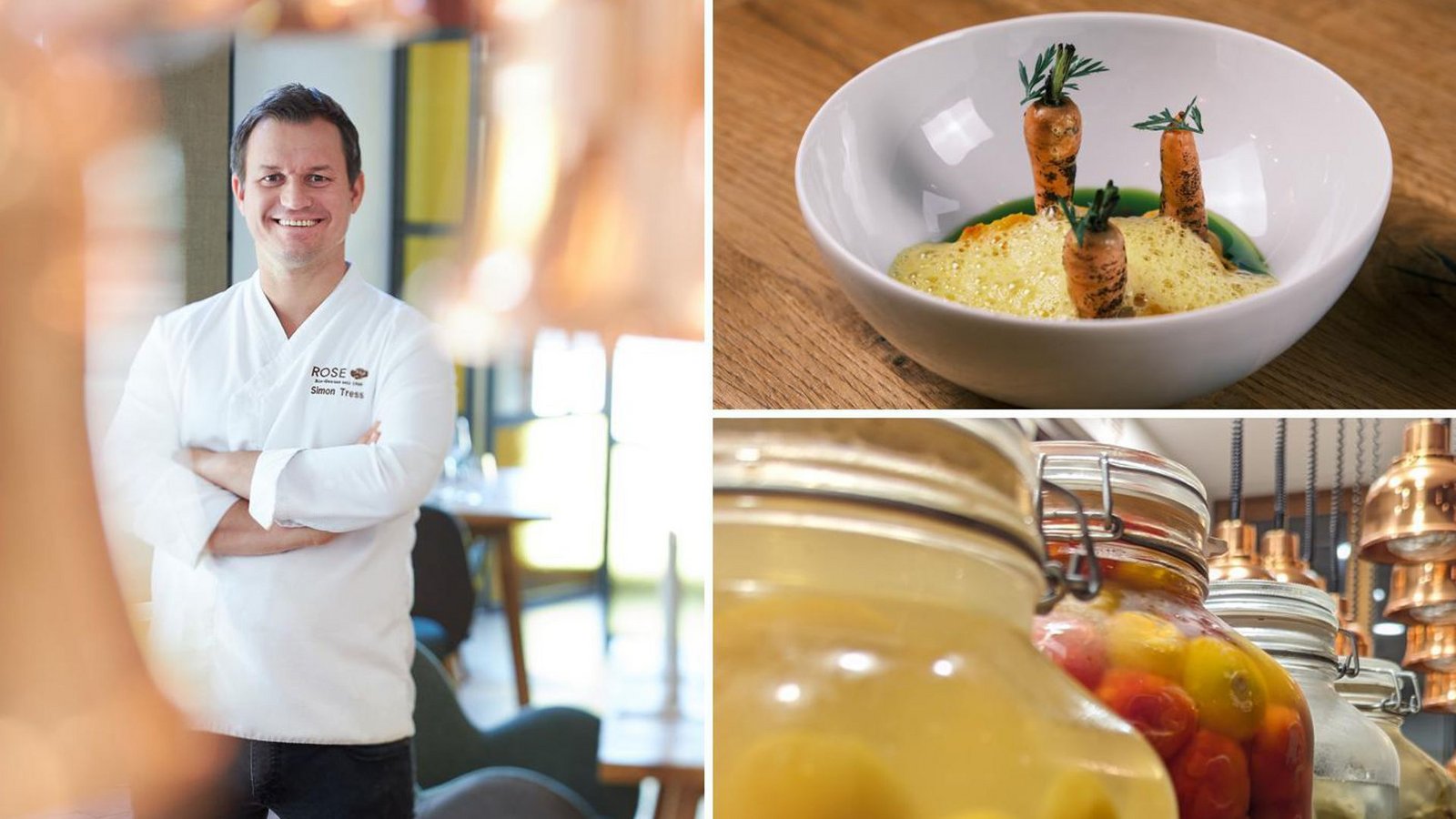Simon Tress hat mit dem Fine-Dining-Restaurant 1950 ein besonderes Konzept geschaffen. 2024 wurde das Lokal mit einem Michelin Stern ausgezeichnet.Foto: TressBrüder Simon Tress hat mit dem Fine-Dining-Restaurant 1950 ein besonderes Konzept geschaffen. 2024 wurde das Lokal mit einem Michelin Stern ausgezeichnet.Foto: TressBrüder